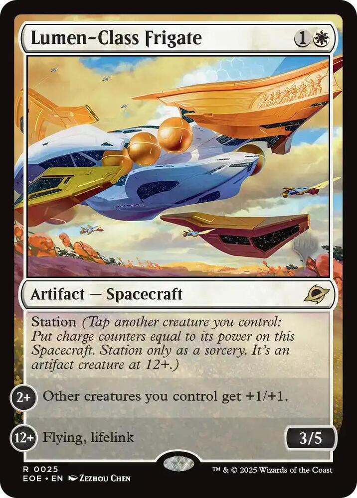 Lumen Class Frigate 25 (Promo Pack: Edge of Eternities)  | Good Games Morley