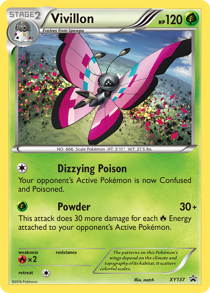 Vivillon (XY137) [XY: Black Star Promos] | Good Games Morley