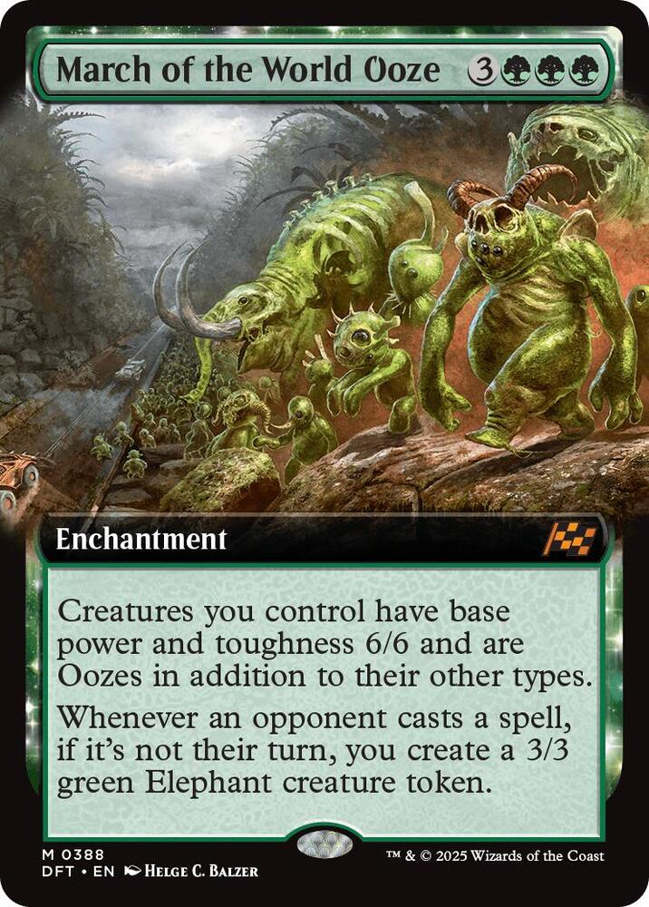 March of the World Ooze 388/291 (Aetherdrift)  - Extended Art | Good Games Morley