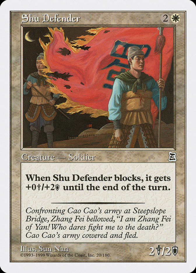 Shu Defender 20/180 (Portal Three Kingdoms)  | Good Games Morley