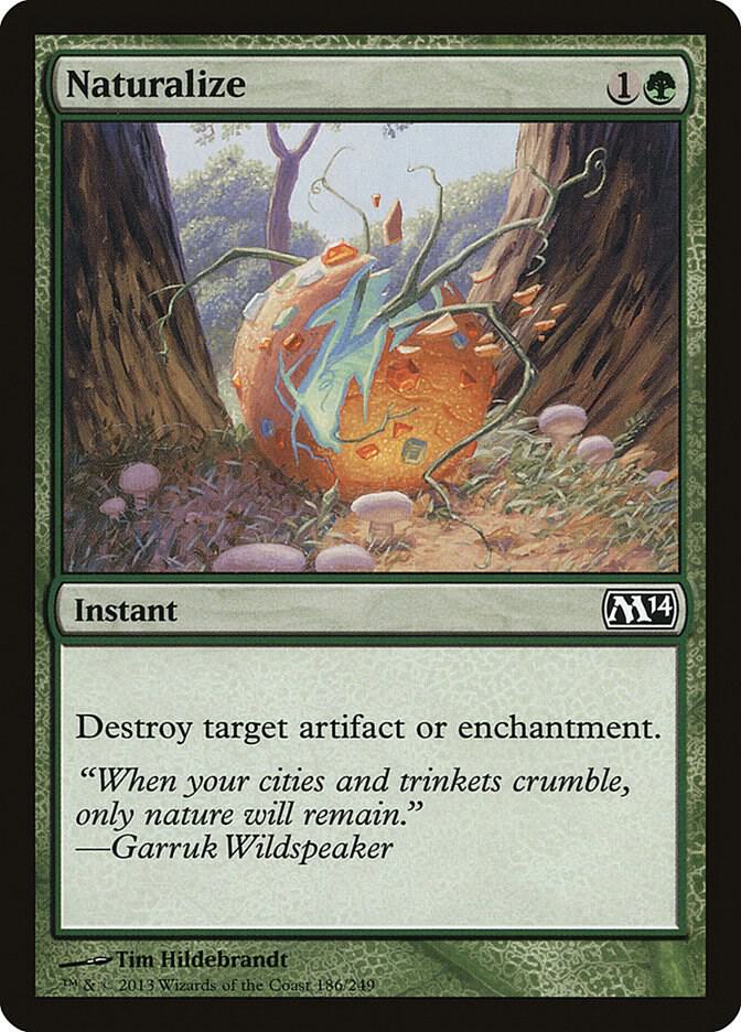 Naturalize 186/249 (Magic 2014 (M14))  | Good Games Morley