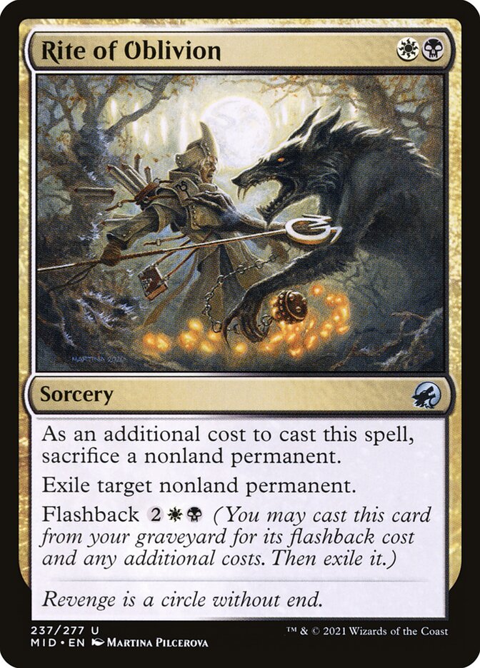 Rite of Oblivion 237/277 (Innistrad: Midnight Hunt)  | Good Games Morley
