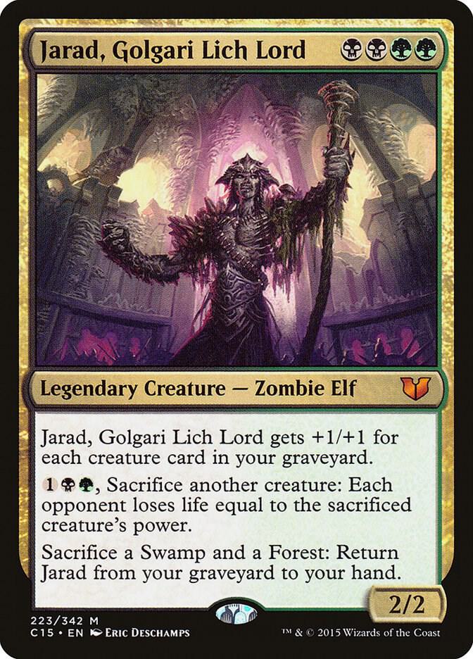 Jarad, Golgari Lich Lord 223/342 (Commander 2015)  | Good Games Morley