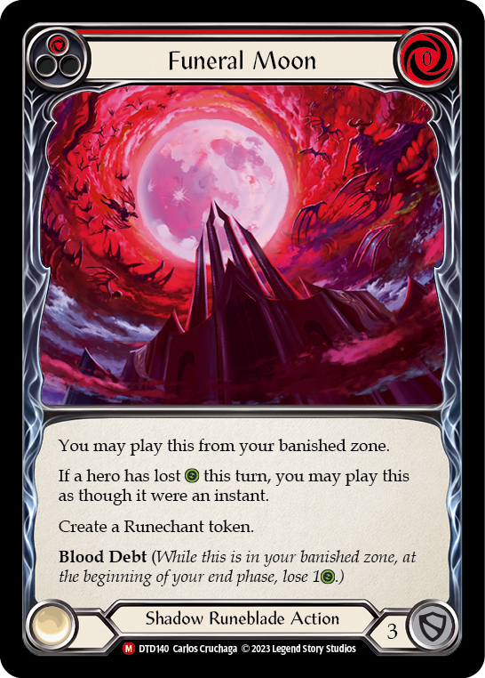 Funeral Moon [DTD140] (Dusk Till Dawn)  Rainbow Foil | Good Games Morley