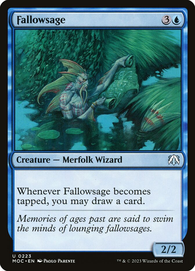 Fallowsage 223/444 (Commander: March of the Machine)  | Good Games Morley