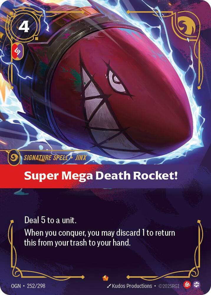 Super Mega Death Rocket! 252/298 (Origins)  - Foil | Good Games Morley