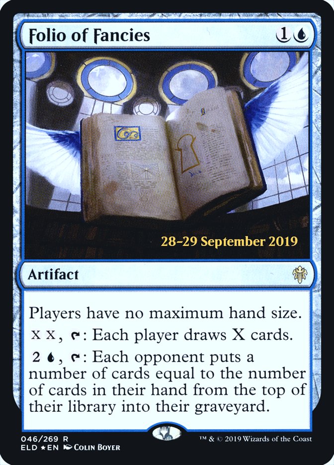 Folio of Fancies [Throne of Eldraine Prerelease Promos] | Good Games Morley