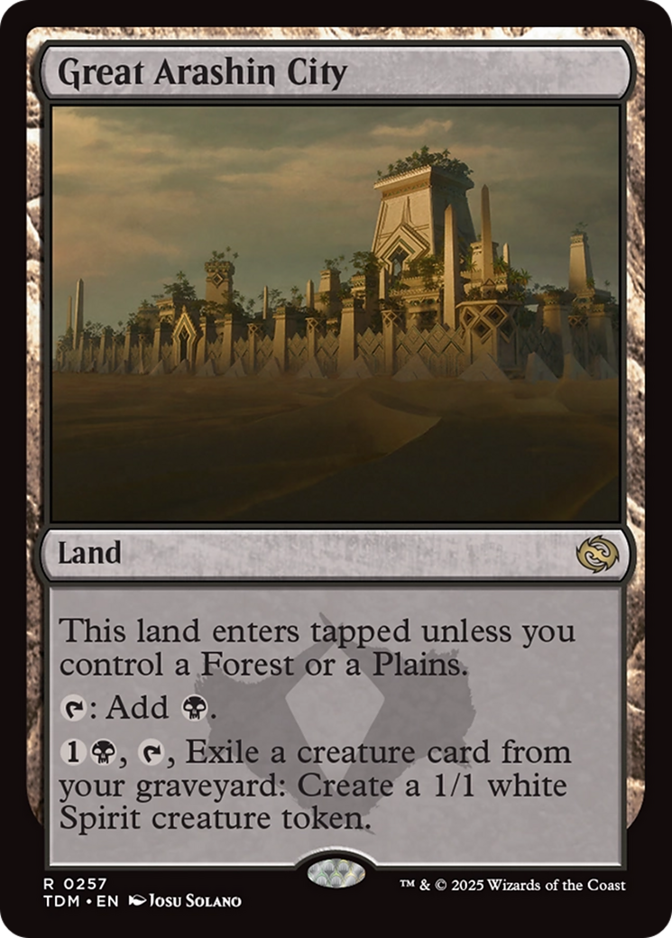 Great Arashin City [Tarkir: Dragonstorm] | Good Games Morley