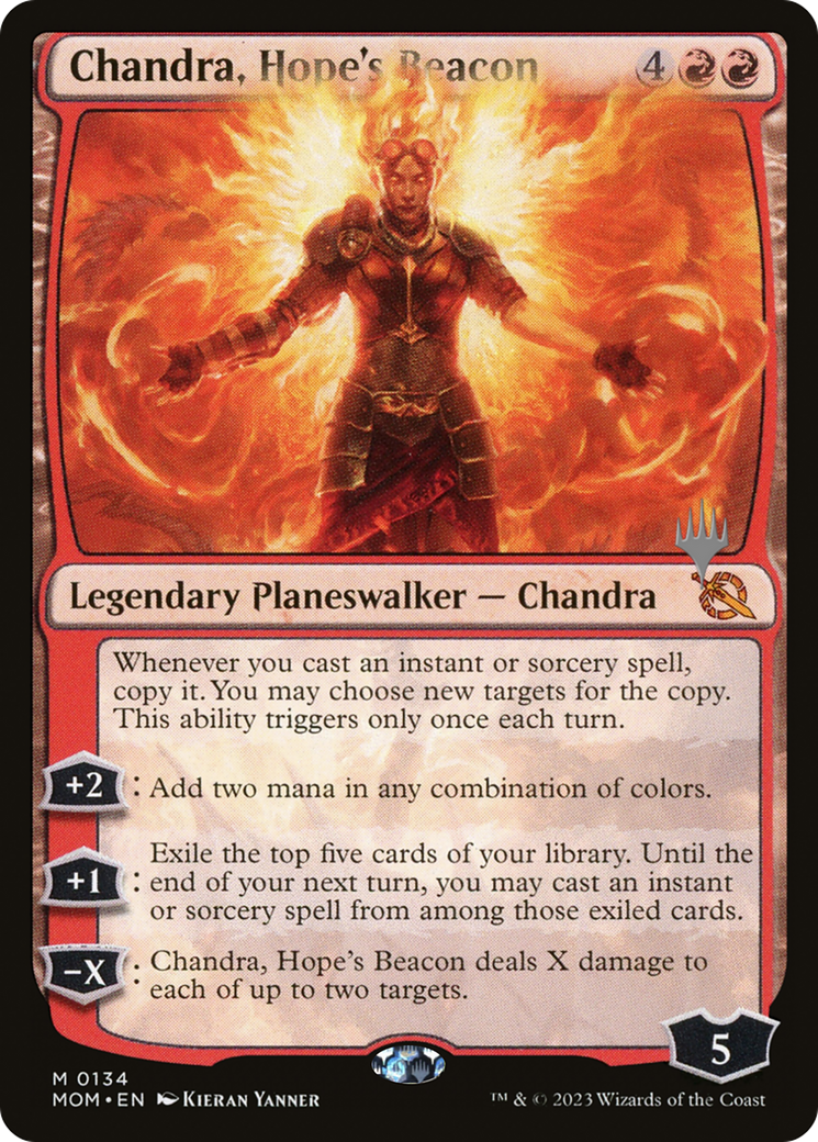 Chandra, Hope's Beacon (Promo Pack) [March of the Machine Promos] | Good Games Morley