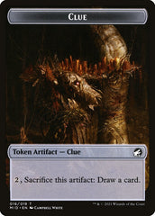 Wolf (013) // Clue (016) Double-Sided Token [Challenger Decks 2022 Tokens] | Good Games Morley