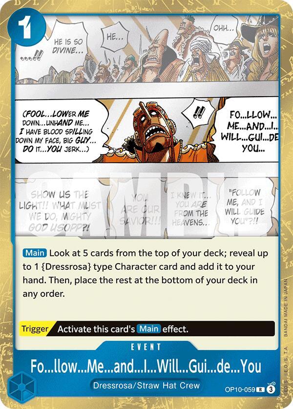 Fo...llow...Me...and...I...Will...Gui...de...You OP10-059 (Royal Blood)  - Foil | Good Games Morley