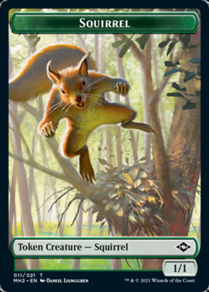 Squirrel // Timeless Witness Double-Sided Token [Modern Horizons 2 Tokens] | Good Games Morley