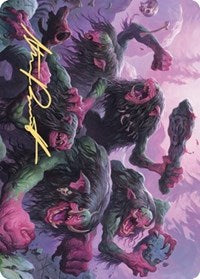 Hagi Mob Art Card (Gold-Stamped Signature) [Kaldheim Art Series] | Good Games Morley