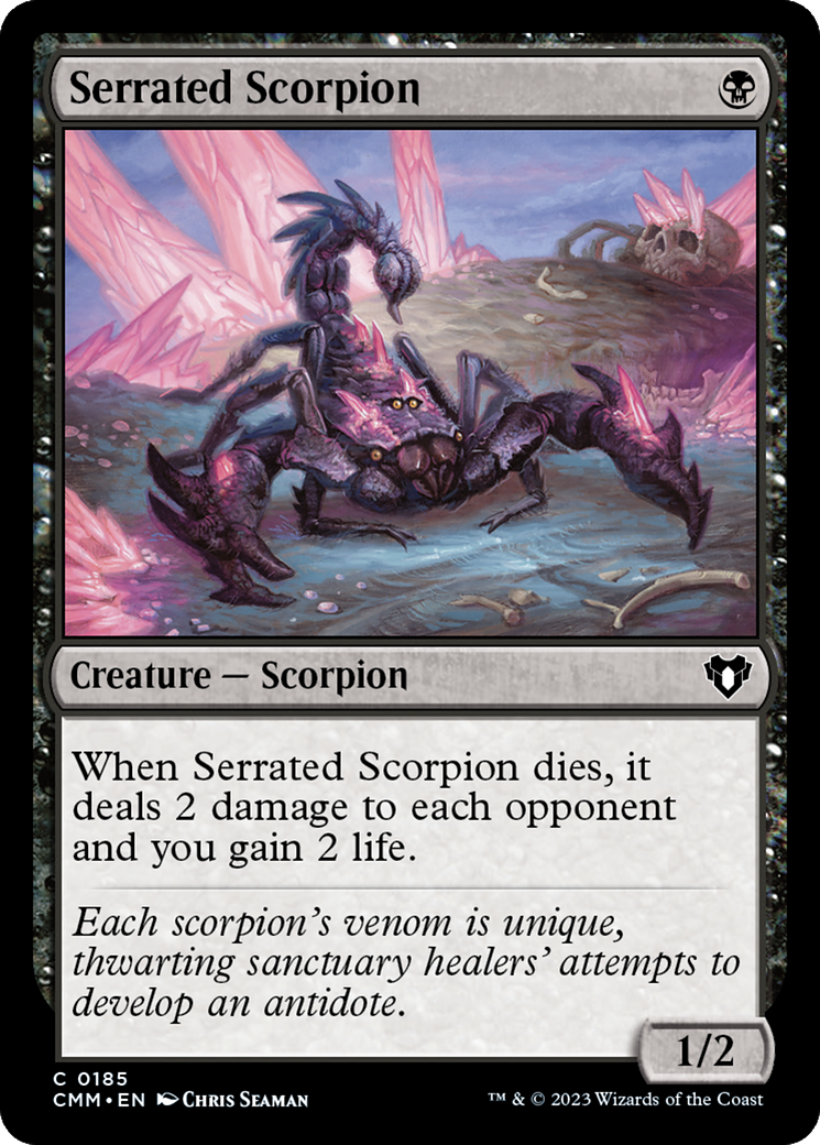Serrated Scorpion [Commander Masters] | Good Games Morley