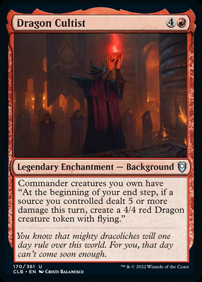 Dragon Cultist [Commander Legends: Battle for Baldur's Gate] | Good Games Morley