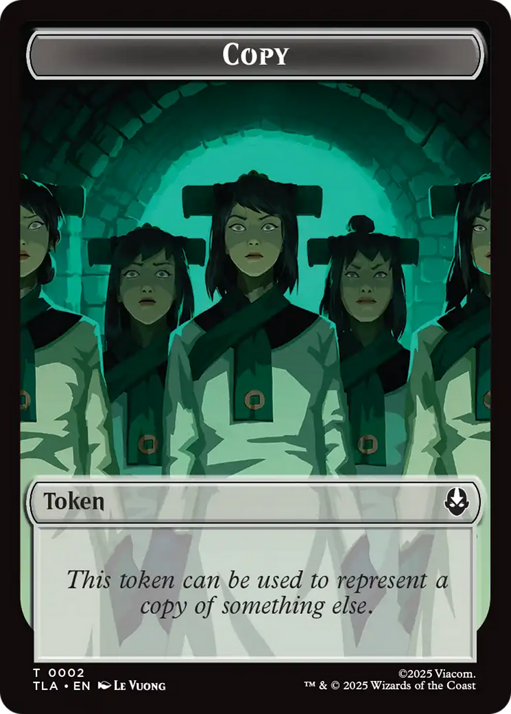 Copy (0002) // Soldier (0011) Double-Sided Token [Avatar: The Last Airbender Tokens] | Good Games Morley