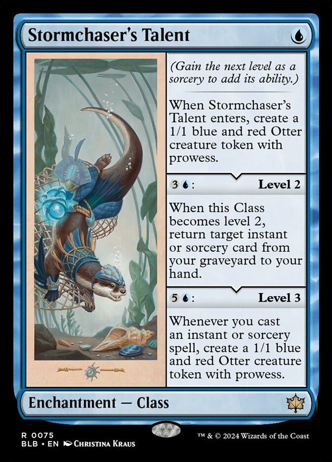 Stormchaser's Talent 75 (Bloomburrow)  - Foil | Good Games Morley
