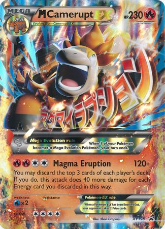 M Camerupt EX (XY198) (Jumbo Card) [XY: Black Star Promos] | Good Games Morley