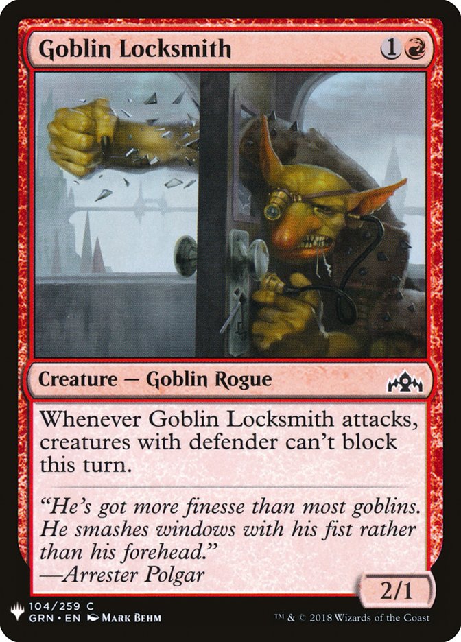 Goblin Locksmith [Mystery Booster] | Good Games Morley