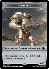 Goblin // Construct Double-Sided Token [Dominaria Remastered Tokens] | Good Games Morley
