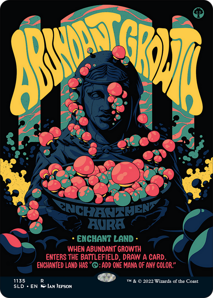 Abundant Growth (Borderless) [Secret Lair Drop Series] | Good Games Morley