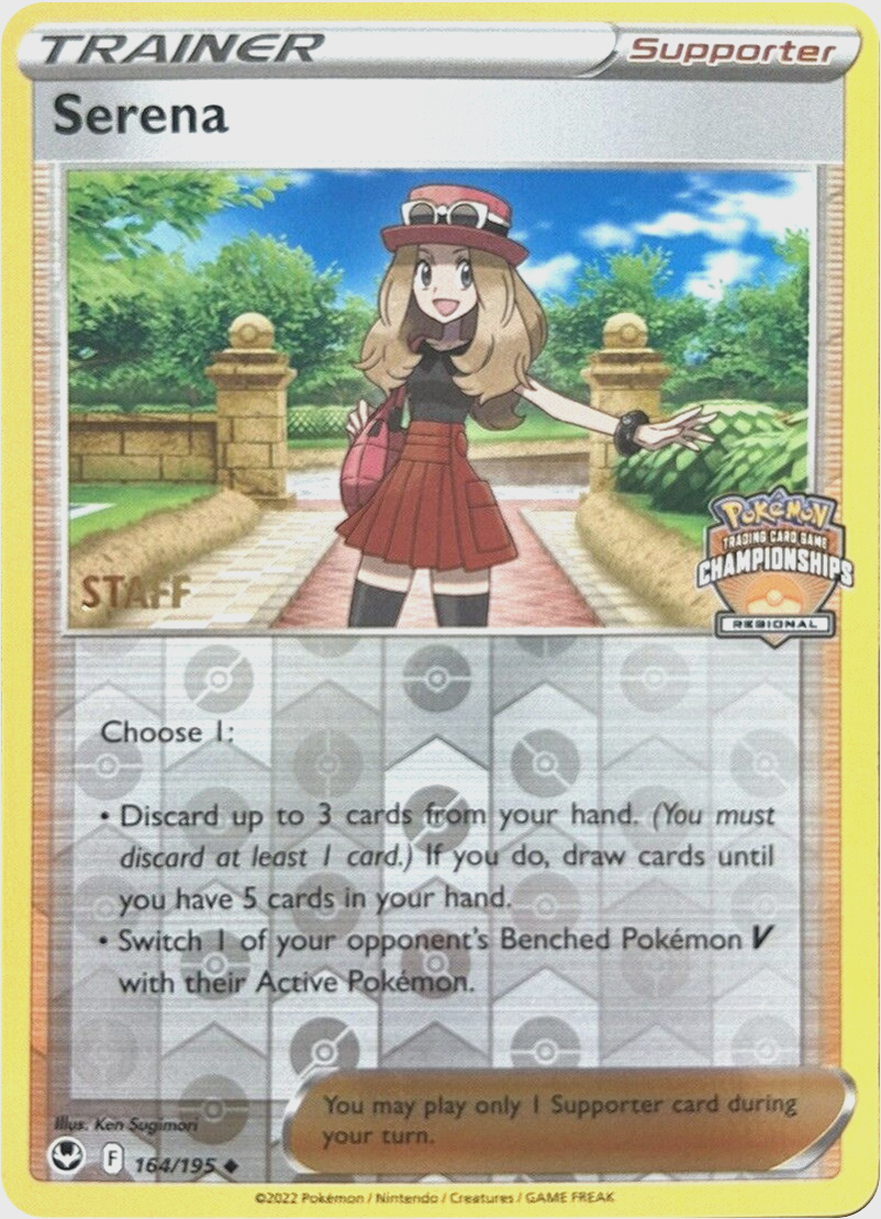 Serena (164/195) (Staff Regional Championships) [League & Championship Cards] | Good Games Morley