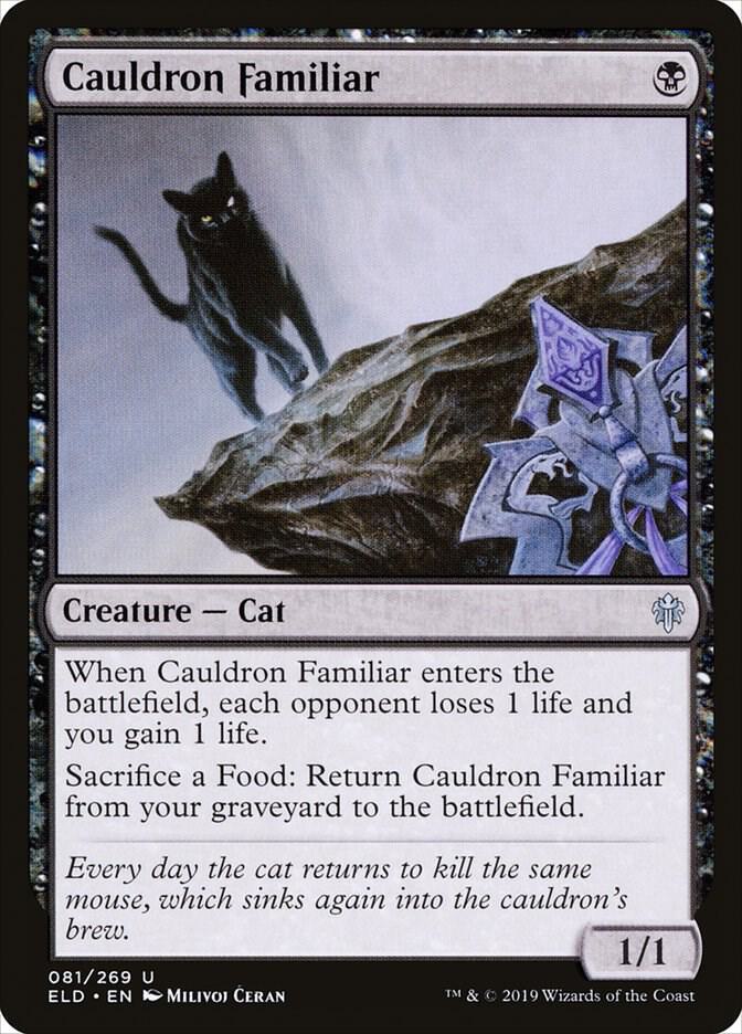 Cauldron Familiar 81/269 (Throne of Eldraine)  - Foil | Good Games Morley