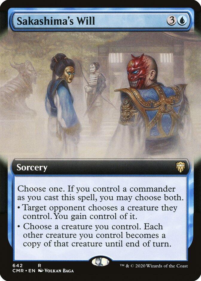 Sakashima's Will 642 (Commander Legends)  - Extended Art | Good Games Morley