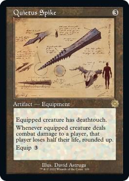 Quietus Spike Schematic 109 (The Brothers' War: Retro Frame Artifacts)  - Foil | Good Games Morley