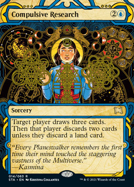 Compulsive Research (Foil Etched) [Strixhaven: School of Mages Mystical Archive] | Good Games Morley