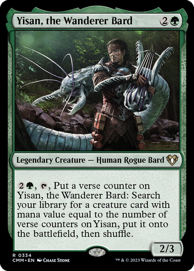 Yisan, the Wanderer Bard 334/451 (Commander Masters)  | Good Games Morley