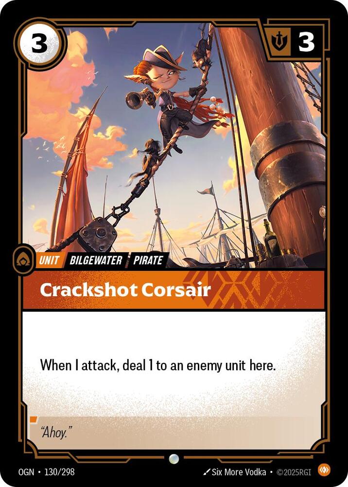 Crackshot Corsair 130/298 (Origins)  | Good Games Morley