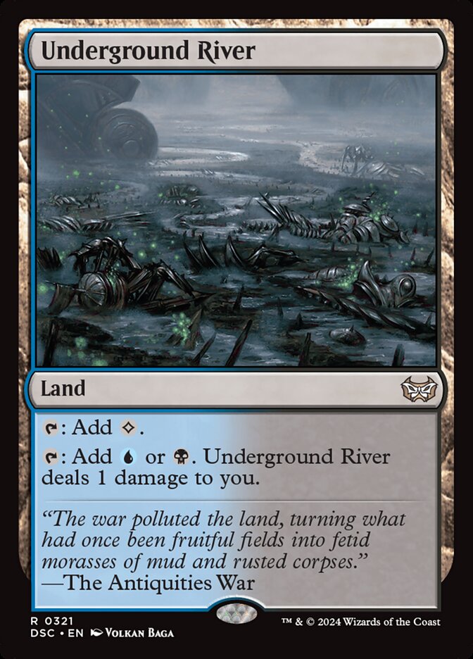 Underground River 321/40 (Commander: Duskmourn: House of Horror)  | Good Games Morley