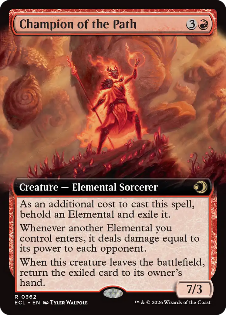 Champion of the Path (Extended Art) [Lorwyn Eclipsed] | Good Games Morley