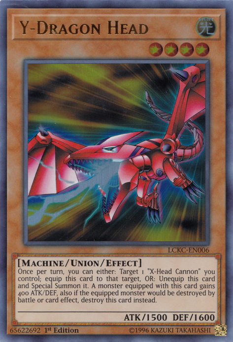 Y-Dragon Head [LCKC-EN006] Ultra Rare | Good Games Morley