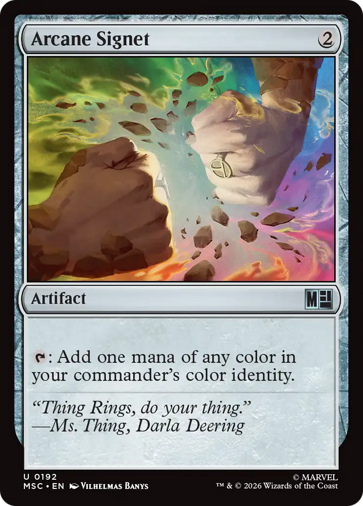 Arcane Signet (0192) [Marvel Super Heroes Commander] | Good Games Morley