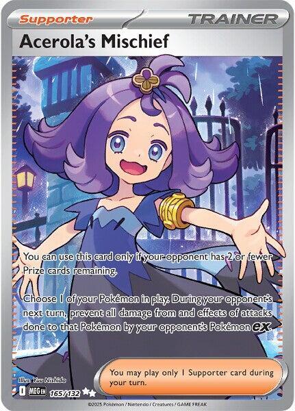 Acerola's Mischief 165/132 (ME01: Mega Evolution)  - Holofoil | Good Games Morley