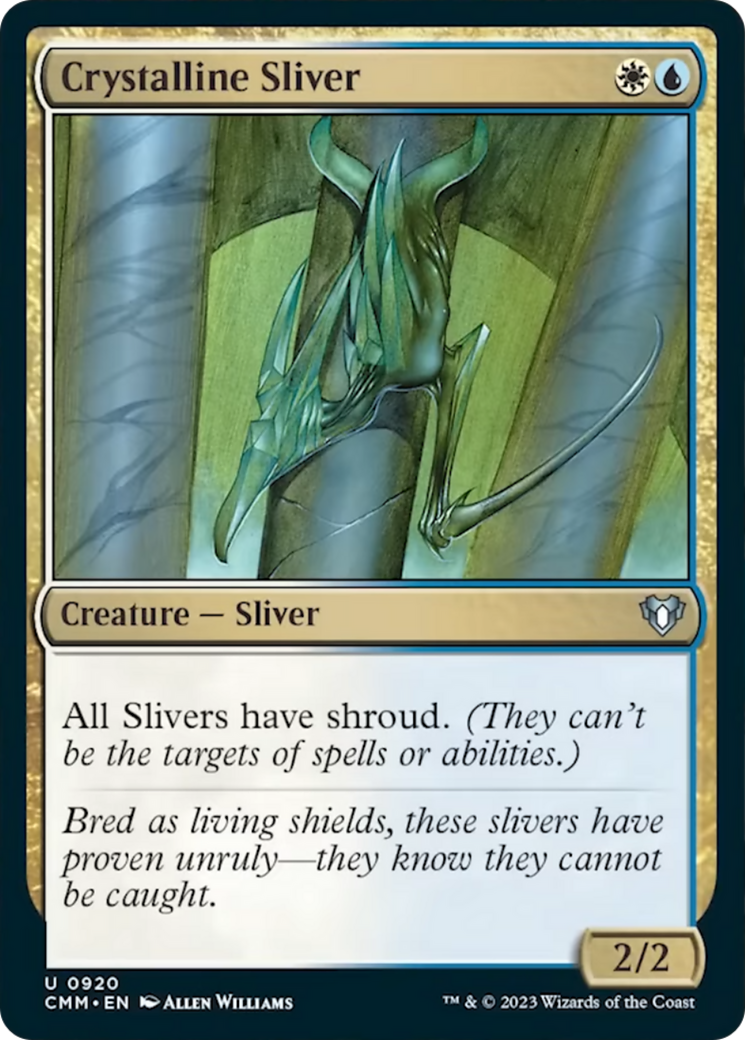 Crystalline Sliver [Commander Masters] | Good Games Morley