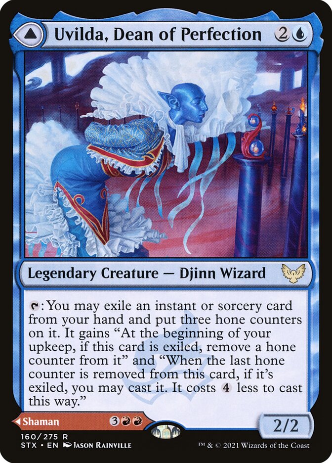 Uvilda, Dean of Perfection // Nassari, Dean of Expression 160 (Strixhaven: School of Mages)  | Good Games Morley