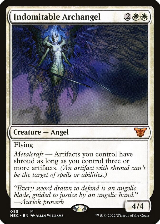 Indomitable Archangel 85/38 (Commander: Kamigawa: Neon Dynasty)  | Good Games Morley