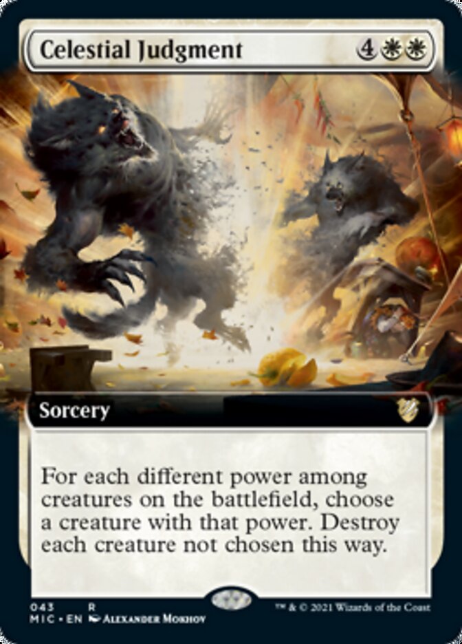 Celestial Judgment (Extended Art) [Innistrad: Midnight Hunt Commander] | Good Games Morley