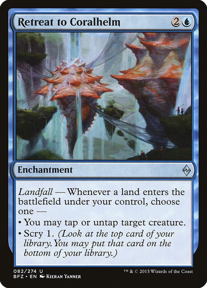 Retreat to Coralhelm 82/274 (Battle for Zendikar)  | Good Games Morley