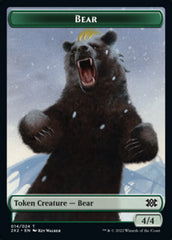 Bear // Vampire Double-Sided Token [Double Masters 2022 Tokens] | Good Games Morley