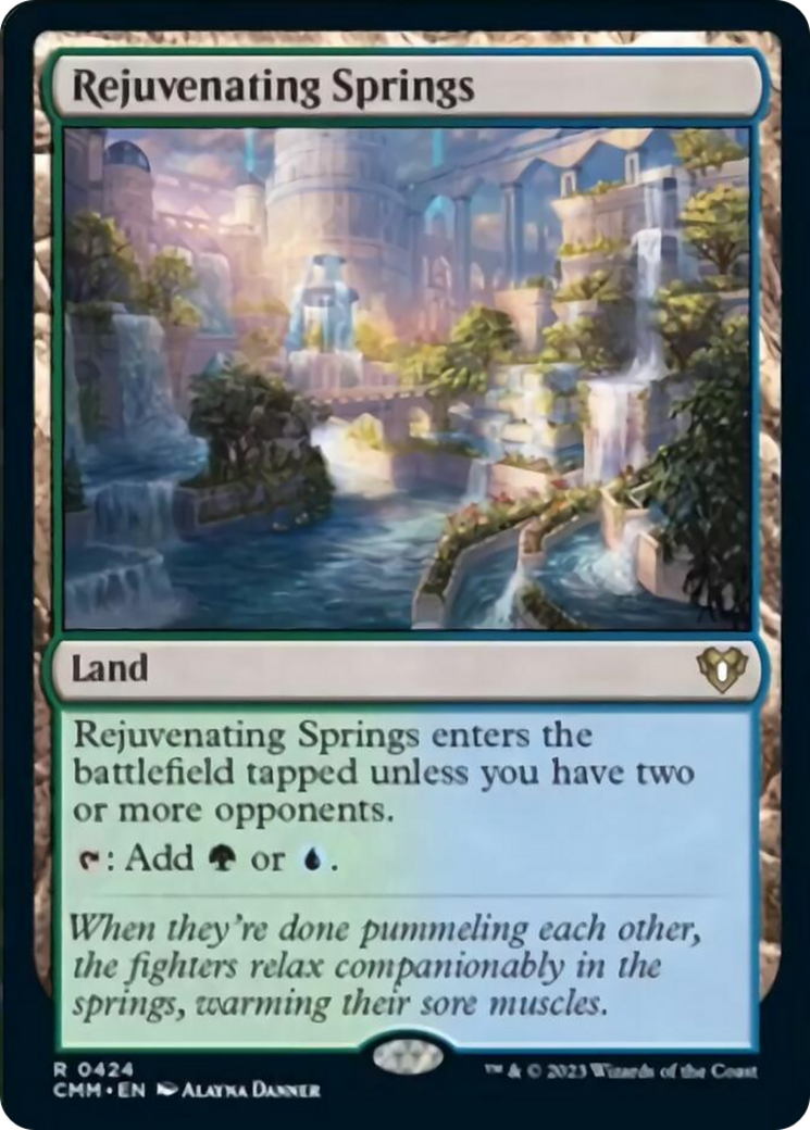 Rejuvenating Springs [Commander Masters] | Good Games Morley