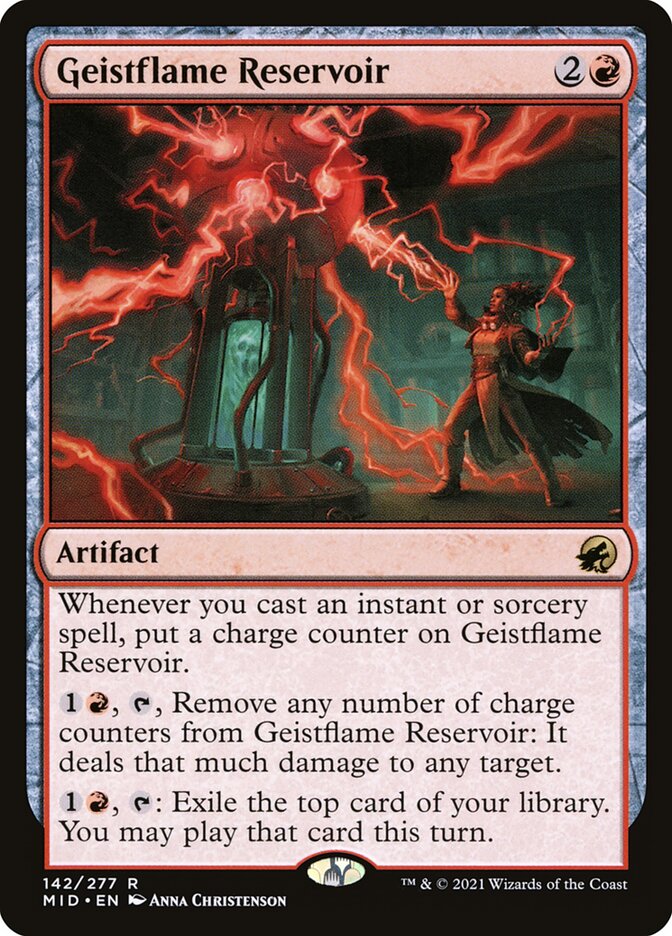 Geistflame Reservoir 142/277 (Innistrad: Midnight Hunt)  - Foil | Good Games Morley