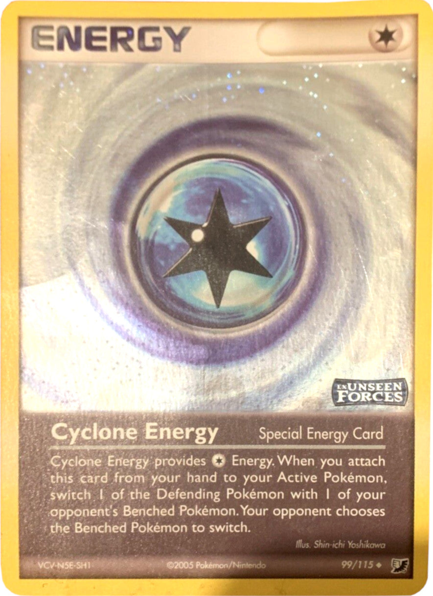 Cyclone Energy (99/115) (Stamped) [EX: Unseen Forces] | Good Games Morley