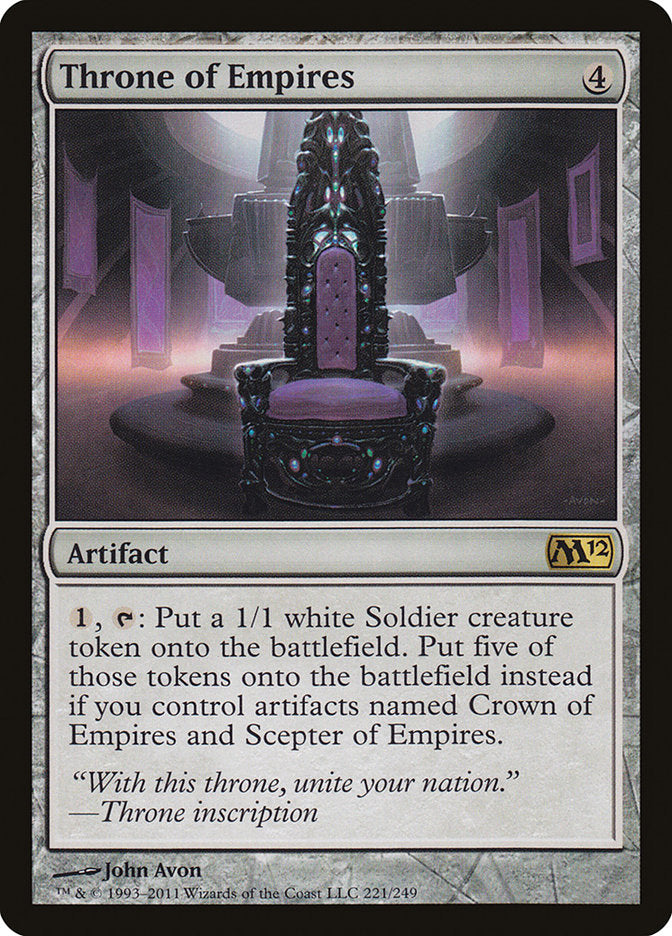 Throne of Empires 221/249 (Magic 2012 (M12))  | Good Games Morley