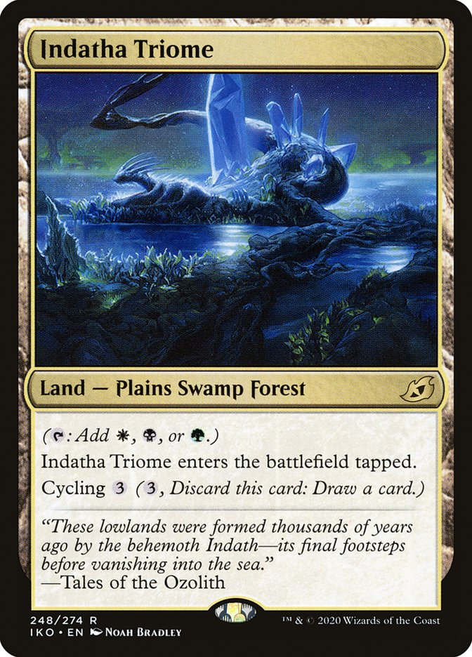 Indatha Triome 248 (Ikoria: Lair of Behemoths)  - Foil | Good Games Morley