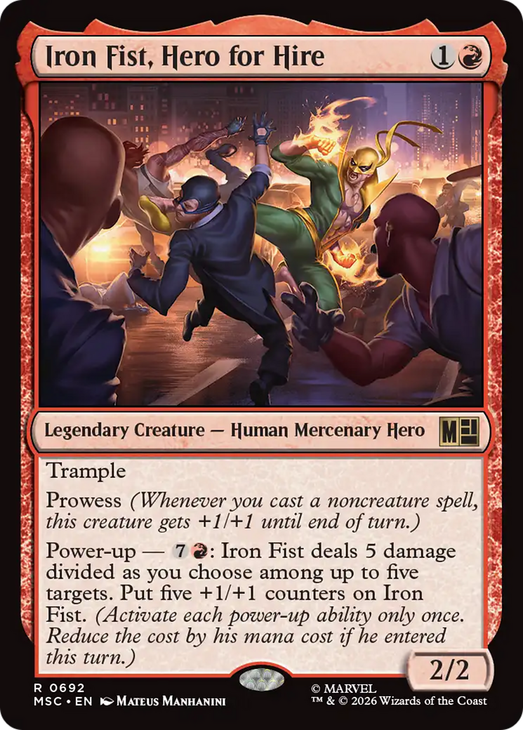 Iron Fist, Hero for Hire [Marvel Super Heroes Commander] | Good Games Morley
