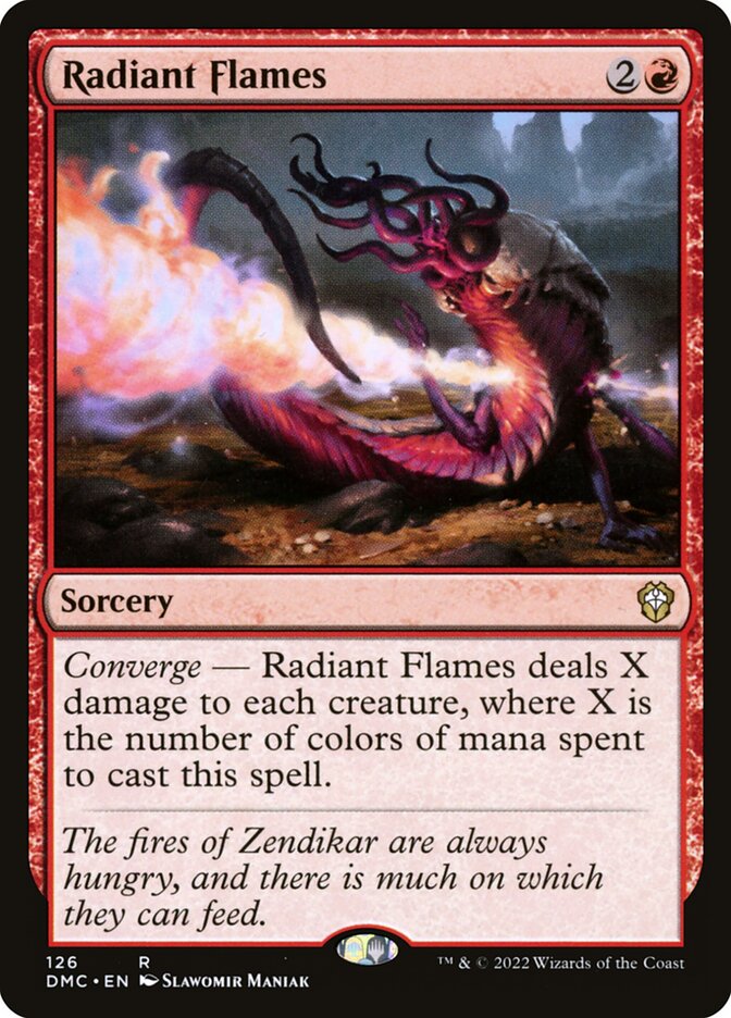 Radiant Flames 126/50 (Commander: Dominaria United)  | Good Games Morley